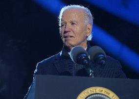 U.S. National Christmas Tree Lighting Ceremony in Washington