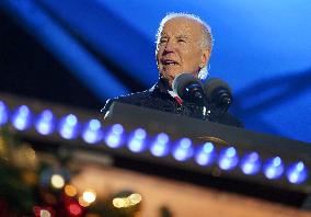 U.S. National Christmas Tree Lighting Ceremony in Washington