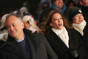 U.S. National Christmas Tree Lighting Ceremony in Washington