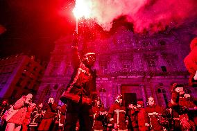 Firefighters On Strike - Lyon