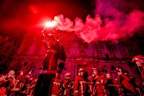 Firefighters On Strike - Lyon