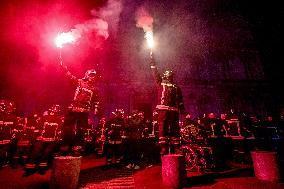 Firefighters On Strike - Lyon