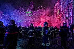 Firefighters On Strike - Lyon