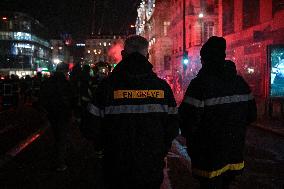 Firefighters On Strike - Lyon