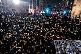 Firefighters On Strike - Lyon