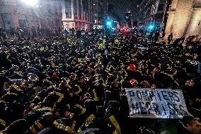 Firefighters On Strike - Lyon