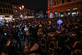 Firefighters On Strike - Lyon