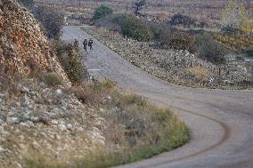 Israeli Soldiers Patrol On Lebanon Border