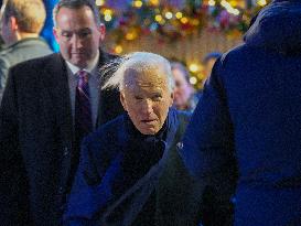 President Biden Lights The National Christmas Tree