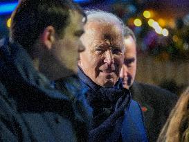 President Biden Lights The National Christmas Tree