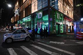 One Teenage Boy Dead And One Man Injured After They Were Stabbed On John Street In The Financial District Of Manhattan New York