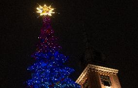 Christmas Iluminations In Warsaw