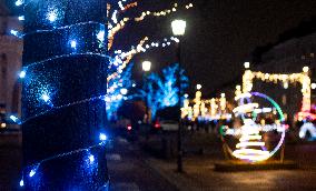 Christmas Iluminations In Warsaw