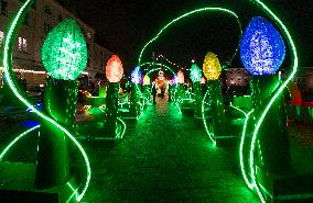 Christmas Iluminations In Warsaw