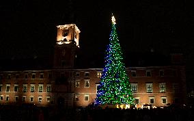 Christmas Iluminations In Warsaw