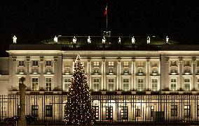 Christmas Iluminations In Warsaw