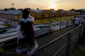 Santa Claus Tours Sonora Market In Mexico City