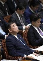 Japan PM Ishiba at parliament