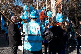 Public Sector Workers Protest - Toulouse