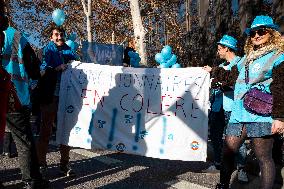 Public Sector Workers Protest - Toulouse