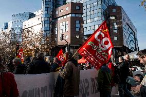 Public Sector Workers Protest - Toulouse