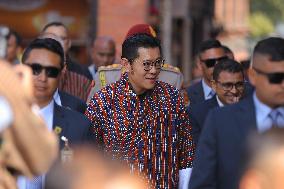 Bhutanese King Jigme Khesar Namgyel Wangchuk Visits Swayambhunath Stupa In Stopover Visit