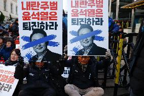 Rally Calling For President Yoon Suk-yeol’s Impeachment