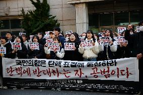 Rally Calling For President Yoon Suk-yeol’s Impeachment