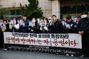 Rally Calling For President Yoon Suk-yeol’s Impeachment