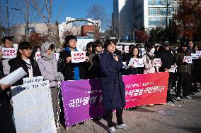 Rally Calling For President Yoon Suk-yeol’s Impeachment