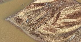 A View Of The Yellow River In Shizuishan - China