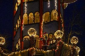 Annual Fairytale Bavarian Christmas Illumination And Christmas Markets In Abensberg