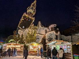 Annual Fairytale Bavarian Christmas Illumination And Christmas Markets In Abensberg