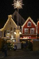 Annual Fairytale Bavarian Christmas Illumination And Christmas Markets In Abensberg