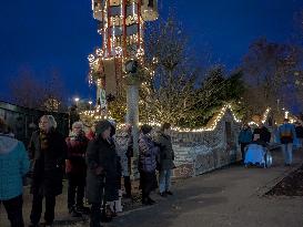 Annual Fairytale Bavarian Christmas Illumination And Christmas Markets In Abensberg