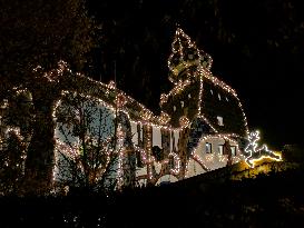 Annual Fairytale Bavarian Christmas Illumination And Christmas Markets In Abensberg