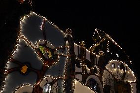 Annual Fairytale Bavarian Christmas Illumination And Christmas Markets In Abensberg