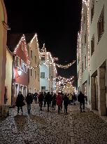 Annual Fairytale Bavarian Christmas Illumination And Christmas Markets In Abensberg