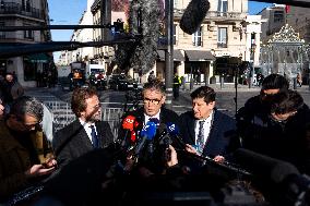 Socialist Party Leaves the Elysee Palace - Paris