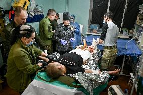 Forward Surgical Team of Ukraines 110th Territorial Defence Brigade in Zaporizhzhia region