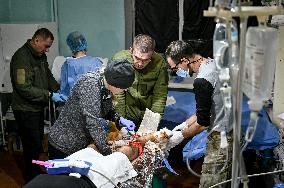 Forward Surgical Team of Ukraines 110th Territorial Defence Brigade in Zaporizhzhia region