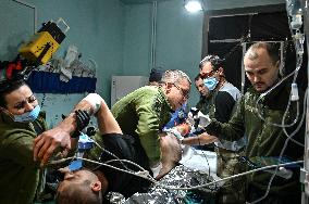 Forward Surgical Team of Ukraines 110th Territorial Defence Brigade in Zaporizhzhia region