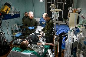 Forward Surgical Team of Ukraines 110th Territorial Defence Brigade in Zaporizhzhia region