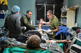 Forward Surgical Team of Ukraines 110th Territorial Defence Brigade in Zaporizhzhia region