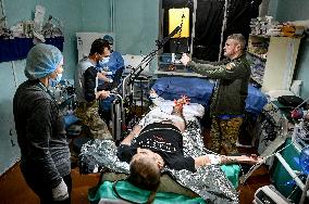 Forward Surgical Team of Ukraines 110th Territorial Defence Brigade in Zaporizhzhia region