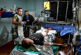 Forward Surgical Team of Ukraines 110th Territorial Defence Brigade in Zaporizhzhia region