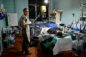 Forward Surgical Team of Ukraines 110th Territorial Defence Brigade in Zaporizhzhia region