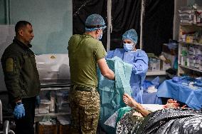 Forward Surgical Team of Ukraines 110th Territorial Defence Brigade in Zaporizhzhia region