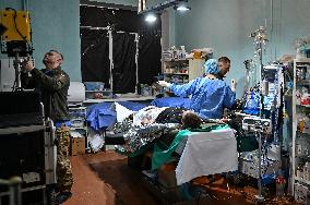 Forward Surgical Team of Ukraines 110th Territorial Defence Brigade in Zaporizhzhia region