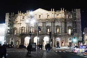 The Preparation Waiting For The Premiere Of The Opera La Forza Del Destino By Giuseppe Verdi At The Teatro Alla Scala In Milan